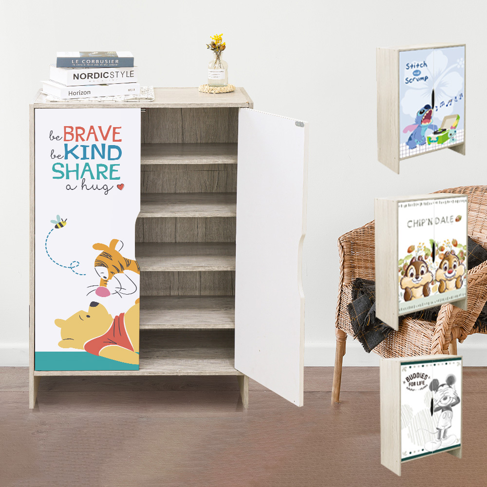 迪士尼 木製雙門鞋櫃 | 台灣製造 鞋架 收納櫃【收納王妃】
