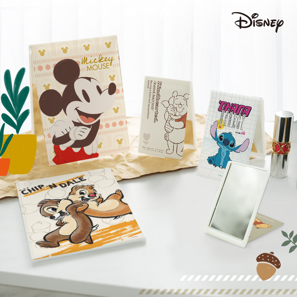 迪士尼Disney 綜合系列隨身摺疊鏡 ( 4種尺寸 ) | 鏡子 化妝鏡 【收納王妃】 商品細節 1