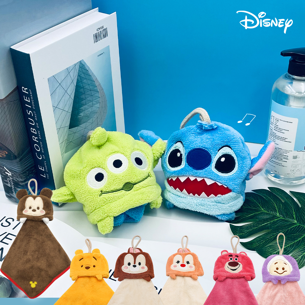 迪士尼Disney 大頭造型擦手巾【收納王妃】