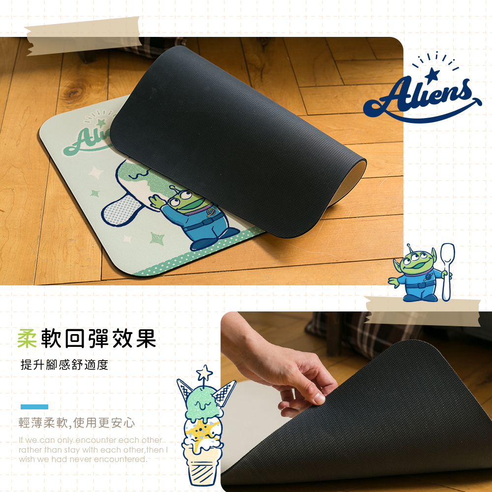 迪士尼 玩具總動員烘焙系列-軟式珪藻土地墊60x40 |  硅藻土 腳踏墊  【收納王妃】 商品細節 5