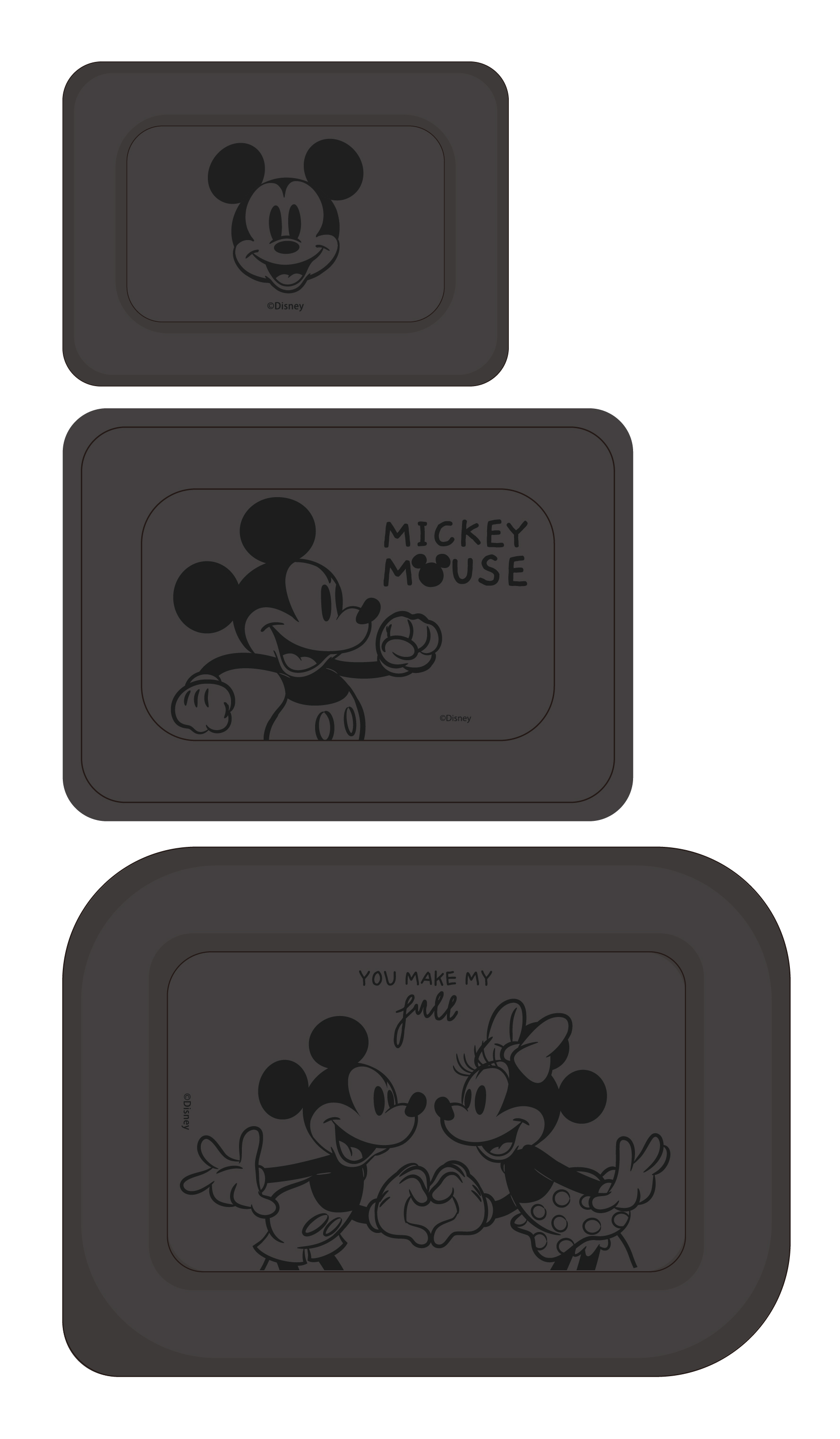 迪士尼 Disney-方形透明塑膠保鮮盒6入組 | 大中小各2 【收納王妃】 商品細節 10