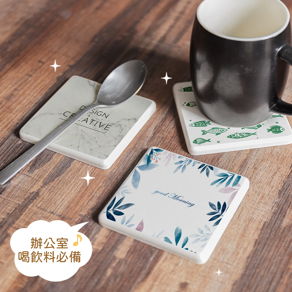 原創彩繪系列-珪藻土杯墊1入【收納王妃】 商品細節 3