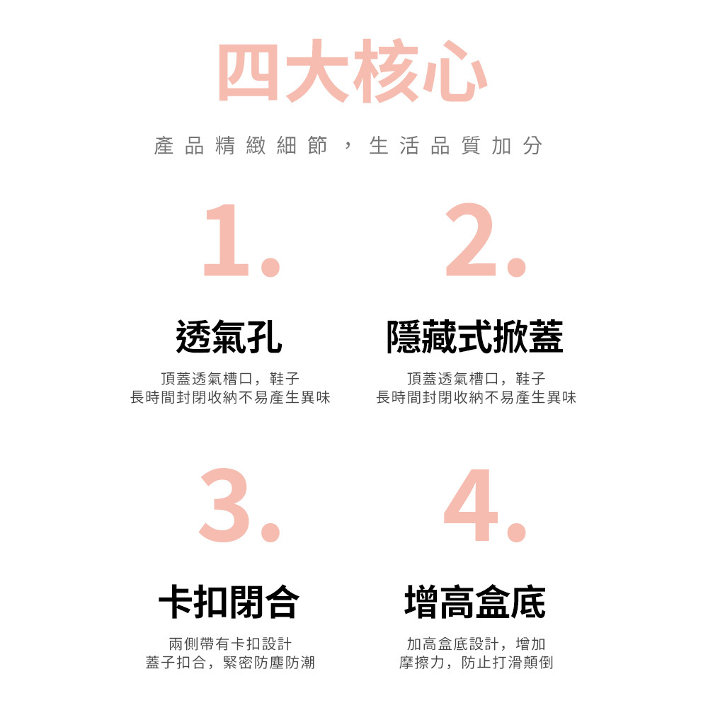 三麗鷗 大頭系列-滑蓋收納鞋盒3入組 | 鞋櫃 收納盒【收納王妃】 商品細節 9
