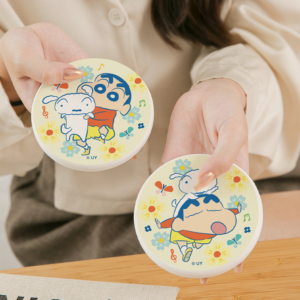 蠟筆小新 日系繽紛童趣-珪藻土杯墊2入組 | 防滑墊 吸水杯墊  【收納王妃】 商品細節 1