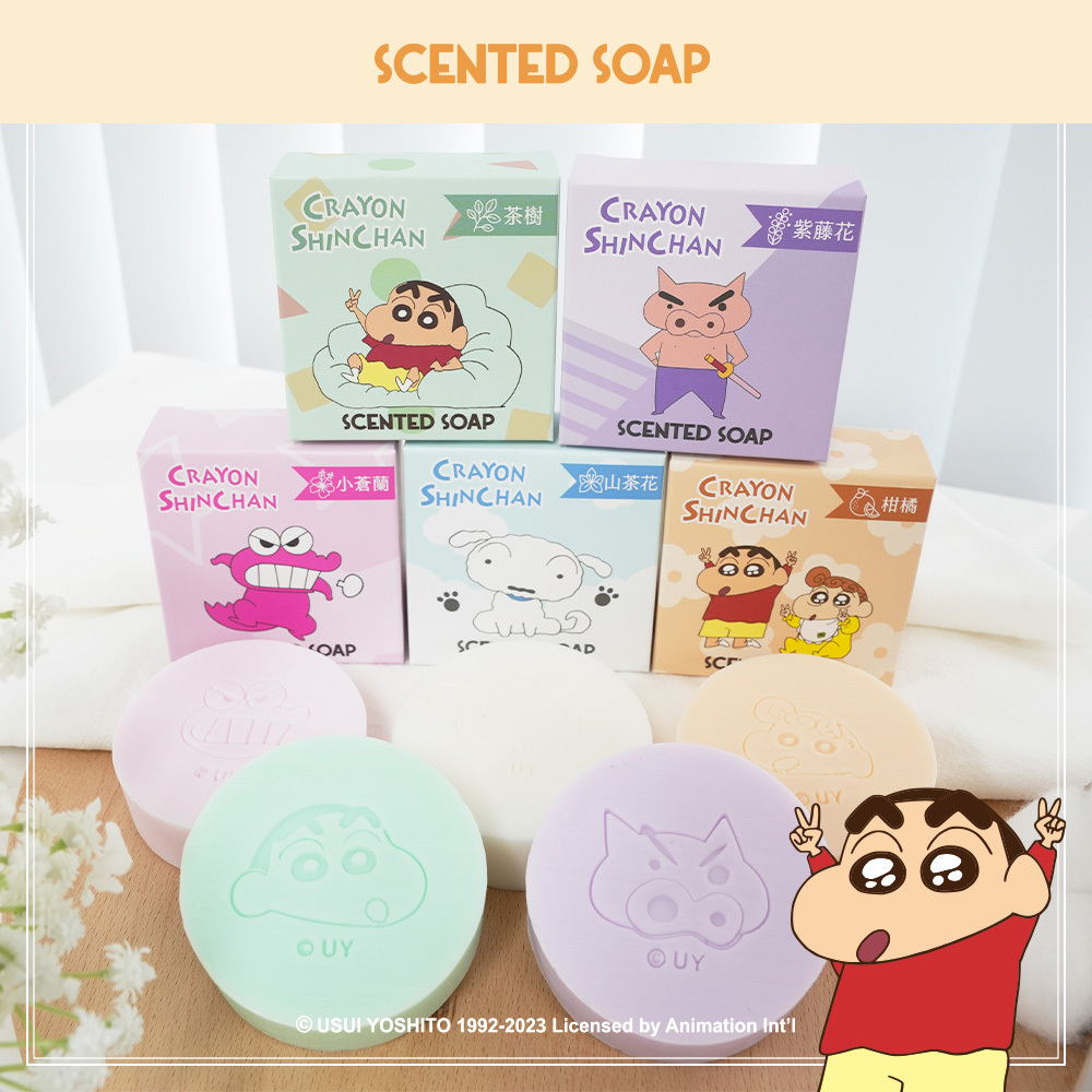 蠟筆小新 雕刻香氛皂100g |潔淨香皂 肥皂【收納王妃】